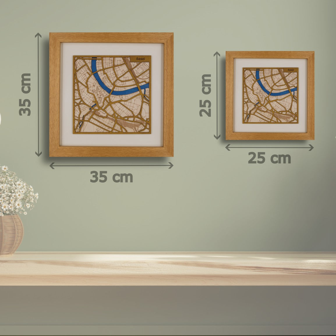 3D Wall Map Basel