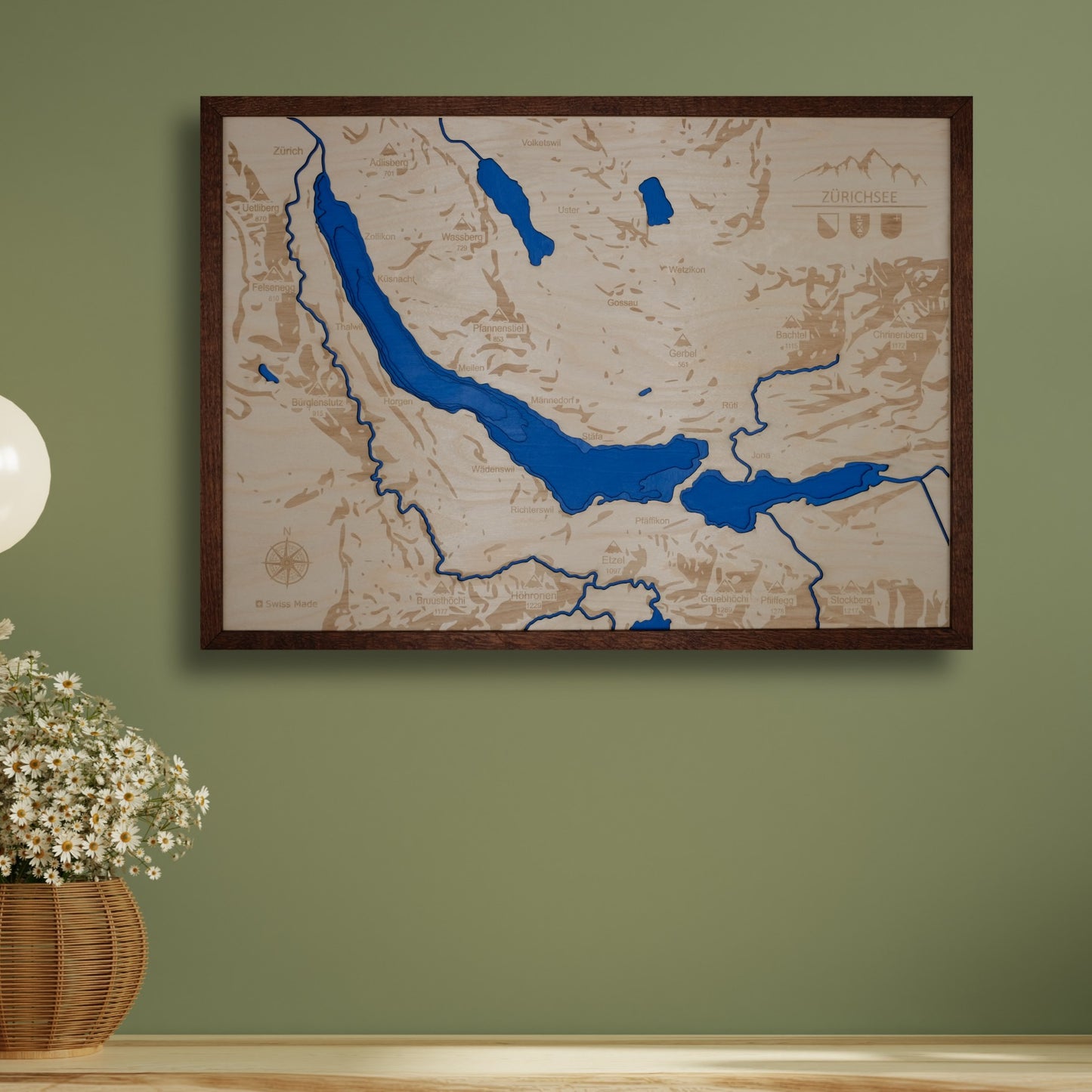 3D Map of Lake Zurich
