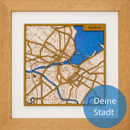 Deine 3D Wandkarte